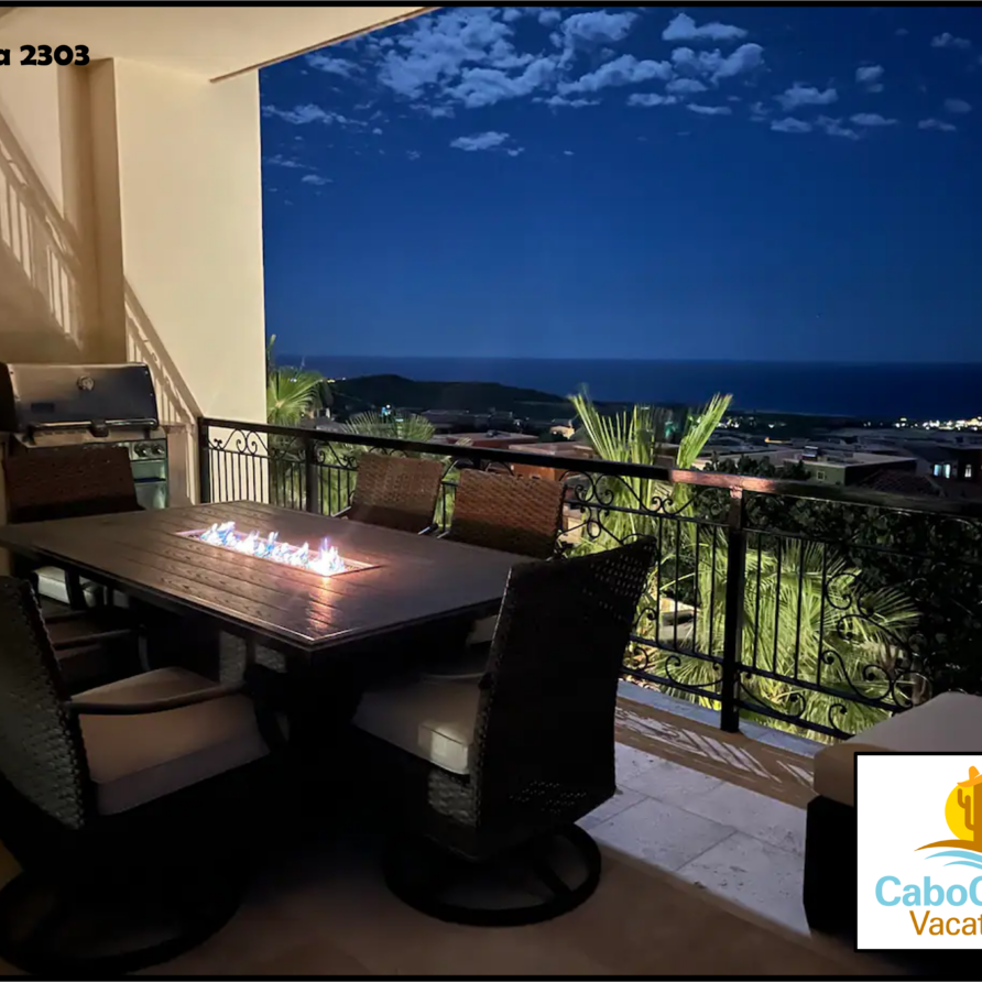 Copala 2303: Quivira-Luxury 2BR, King Beds, Lg Patio w/Outdoor Kitchen, Ocean View, 7 Resorts