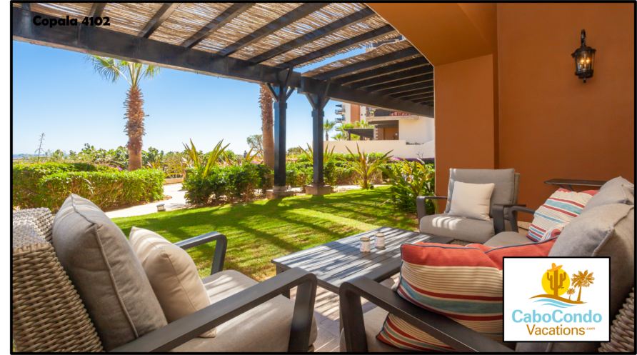 Copala 4102: Quivira-Luxury 2BR Ground Floor Penthouse Condo with Large Terrace,  7 Resorts