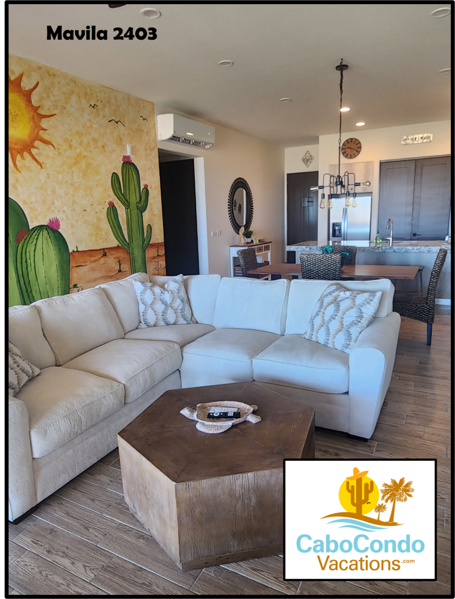 Mavila 2403 – BRAND NEW 1BR, 2 bath 4th floor condo with amazing sunset views and access to 7 resorts!