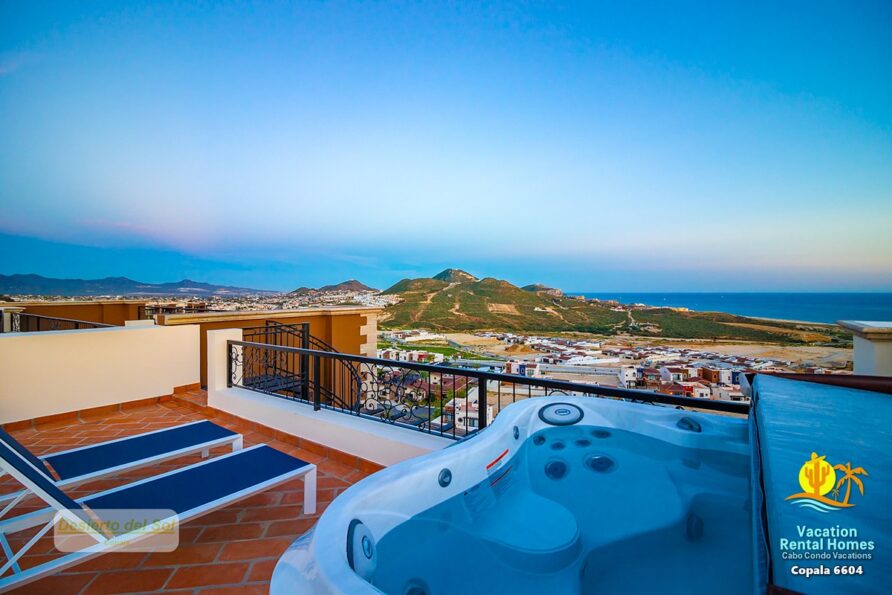 Copala 6604: Quivira-Luxury 2BR Condo, Rooftop FirePit/Hot Tub, Ocean View, Golf!