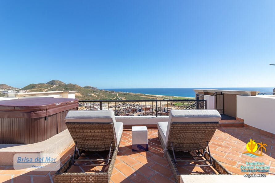 Copala 6603-6604: Quivira-Luxury 4BR Condo, 2 Rooftop Fire Pit/Hot Tub, Ocean View, Golf!